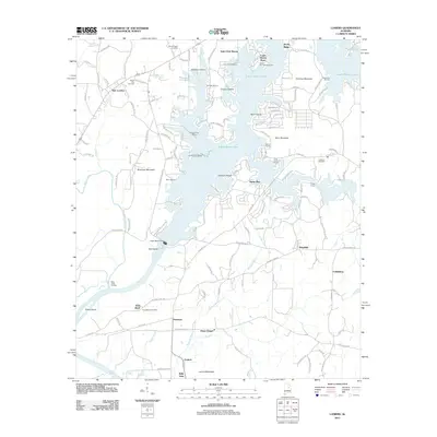 2011 Map of Laniers, 2011 Print