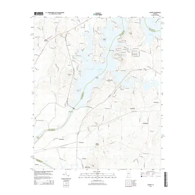 2014 Map of Laniers, 2014 Print