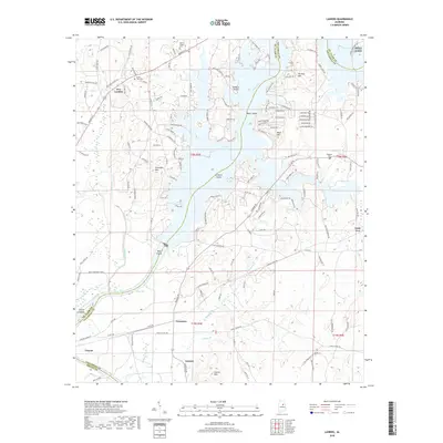 2018 Map of Laniers, 2018 Print