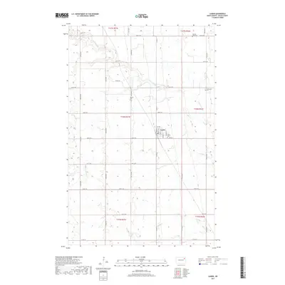 2017 Map of Lankin, 2017 Print