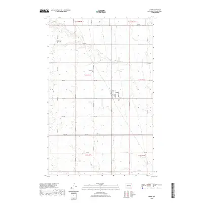 2020 Map of Lankin, 2020 Print