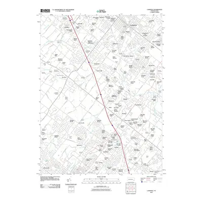 2010 Map of Lansdale, 2010 Print