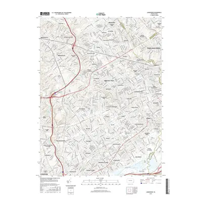 2016 Map of Lansdowne, 2016 Print