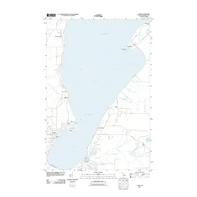 2011 Map of L'Anse, 2011 Print