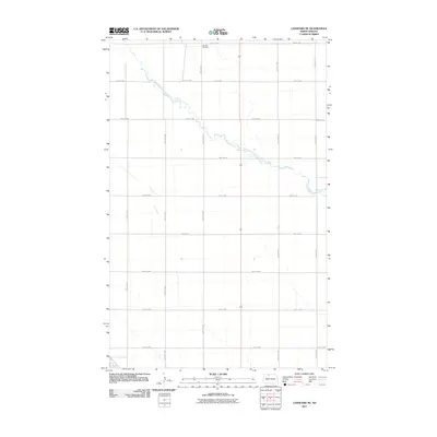 2011 Map of Lansford NE, 2011 Print