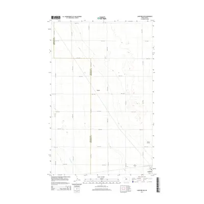 2014 Map of Lansford NW, 2014 Print