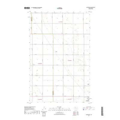 2017 Map of Lansford NW, 2017 Print