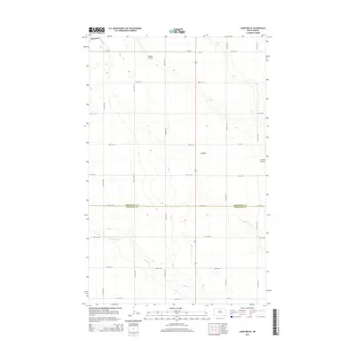 2014 Map of Lansford SE, 2014 Print