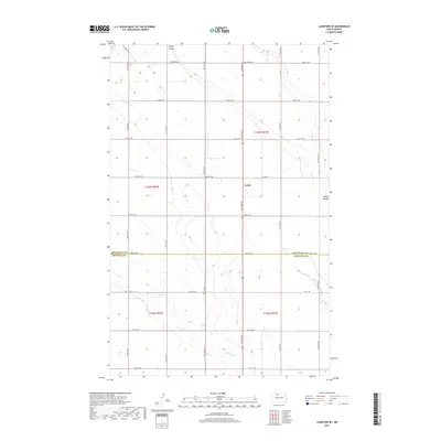 2017 Map of Lansford SE, 2017 Print