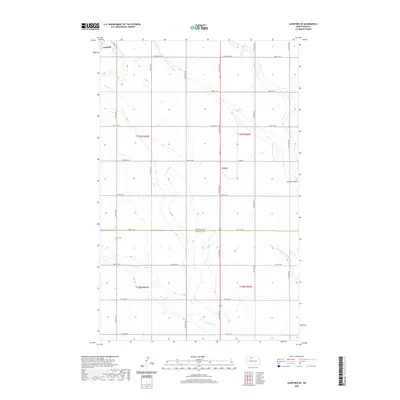2020 Map of Lansford SE, 2020 Print