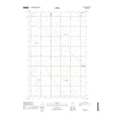 2017 Map of Lansford SW, 2017 Print