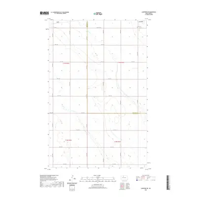 2020 Map of Lansford SW, 2020 Print