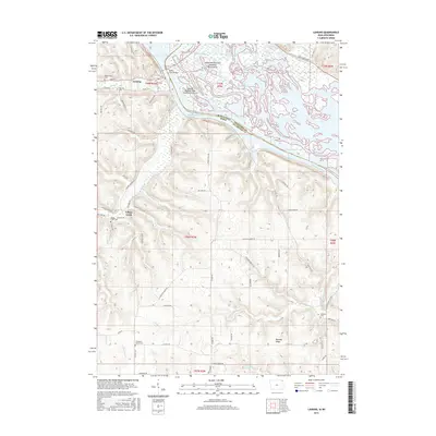 2015 Map of Lansing, 2015 Print