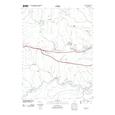 2010 Map of Lansing, 2010 Print