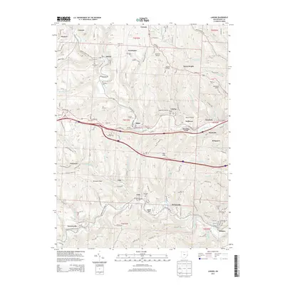 2013 Map of Lansing, 2013 Print