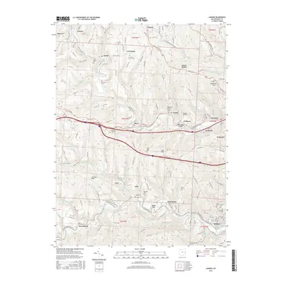 2016 Map of Lansing, 2016 Print
