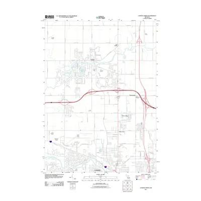 2011 Map of Lansing North, 2011 Print