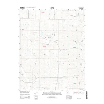 2015 Map of Lanton, 2015 Print