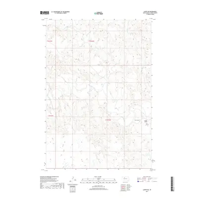 2017 Map of Lantry NE, 2017 Print