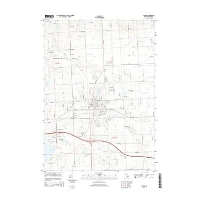 2014 Map of Lapeer, 2014 Print