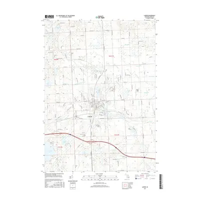 2017 Map of Lapeer, 2017 Print