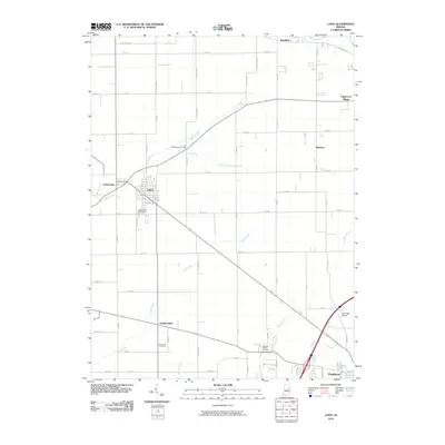 2010 Map of Lapel, 2010 Print