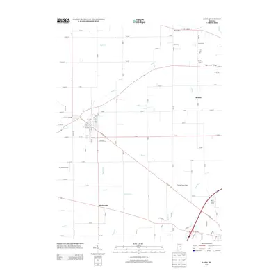 2013 Map of Lapel, 2013 Print