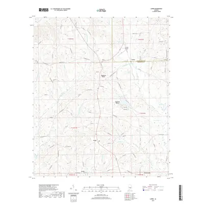 2018 Map of Lapine, 2018 Print