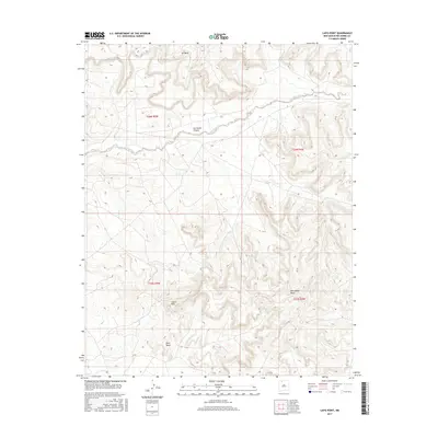 2017 Map of Lapis Point, 2017 Print