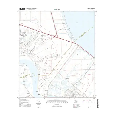 2015 Map of Laplace, 2015 Print