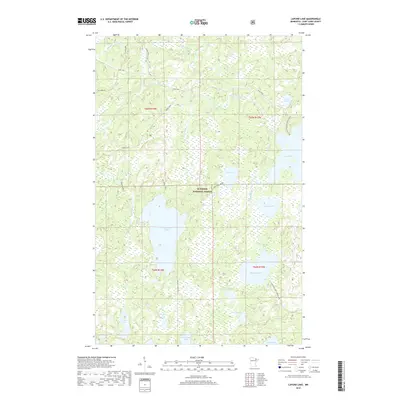 2019 Map of Lapond Lake, 2019 Print