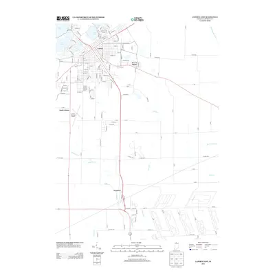 2013 Map of LaPorte East, 2013 Print