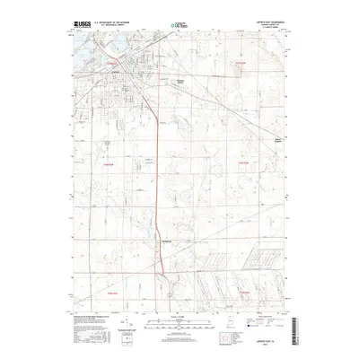 2016 Map of LaPorte East, 2016 Print