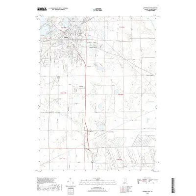 2019 Map of LaPorte East, 2019 Print