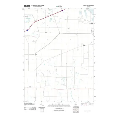 2010 Map of LaPorte West, 2010 Print