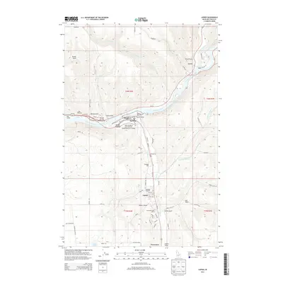 2013 Map of Lapwai, 2013 Print