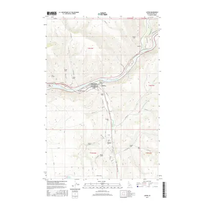 2017 Map of Lapwai, 2017 Print