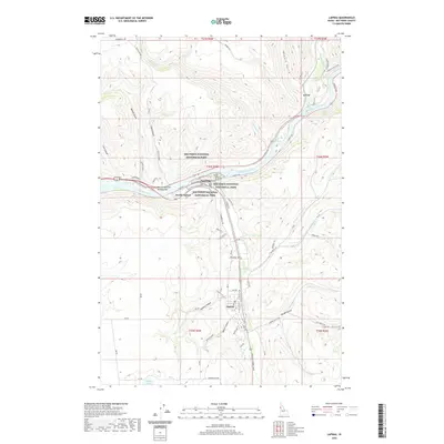 2020 Map of Lapwai, 2020 Print
