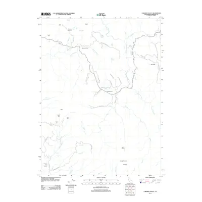 2012 Map of Larabee Valley, 2012 Print
