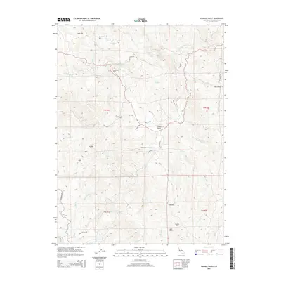 2015 Map of Larabee Valley, 2015 Print
