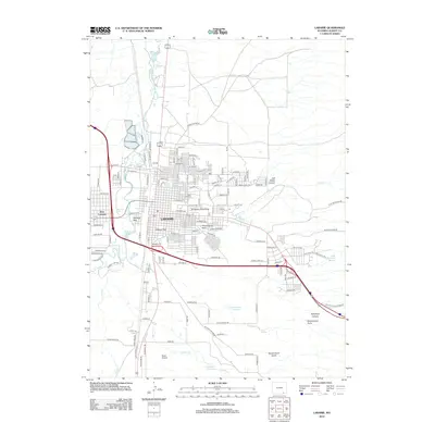 2012 Map of Laramie, 2012 Print