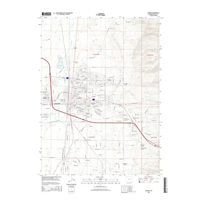 2015 Map of Laramie, 2015 Print