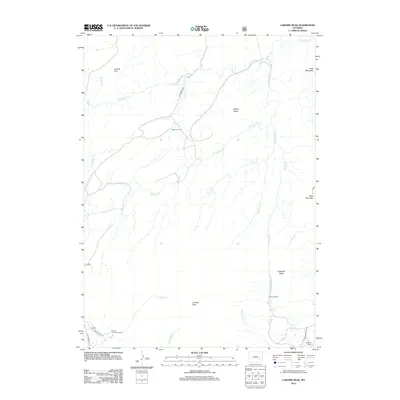 2012 Map of Laramie Peak, 2012 Print