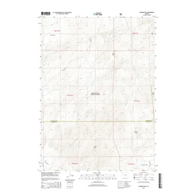 2015 Map of Laramie Peak, 2015 Print