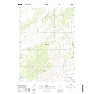 2021 Map of Laramie Peak, 2021 Print