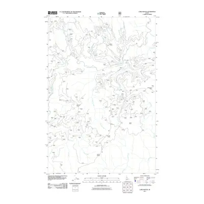 2011 Map of Larch Butte, 2011 Print