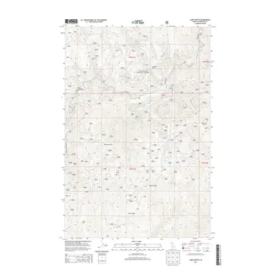 2013 Map of Larch Butte, 2013 Print