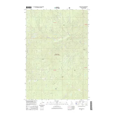2017 Map of Larch Butte, 2017 Print