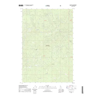 2020 Map of Larch Butte, 2020 Print