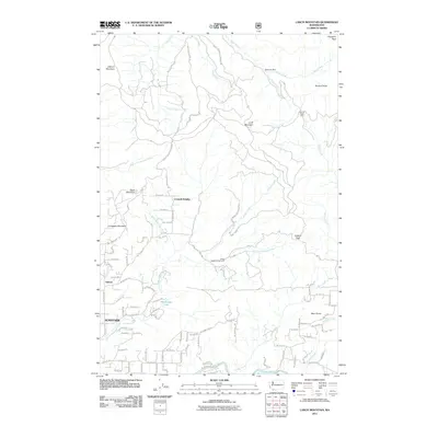 2011 Map of Larch Mountain, 2011 Print
